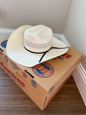 American Hat Company Cowboy Hat with Black Band